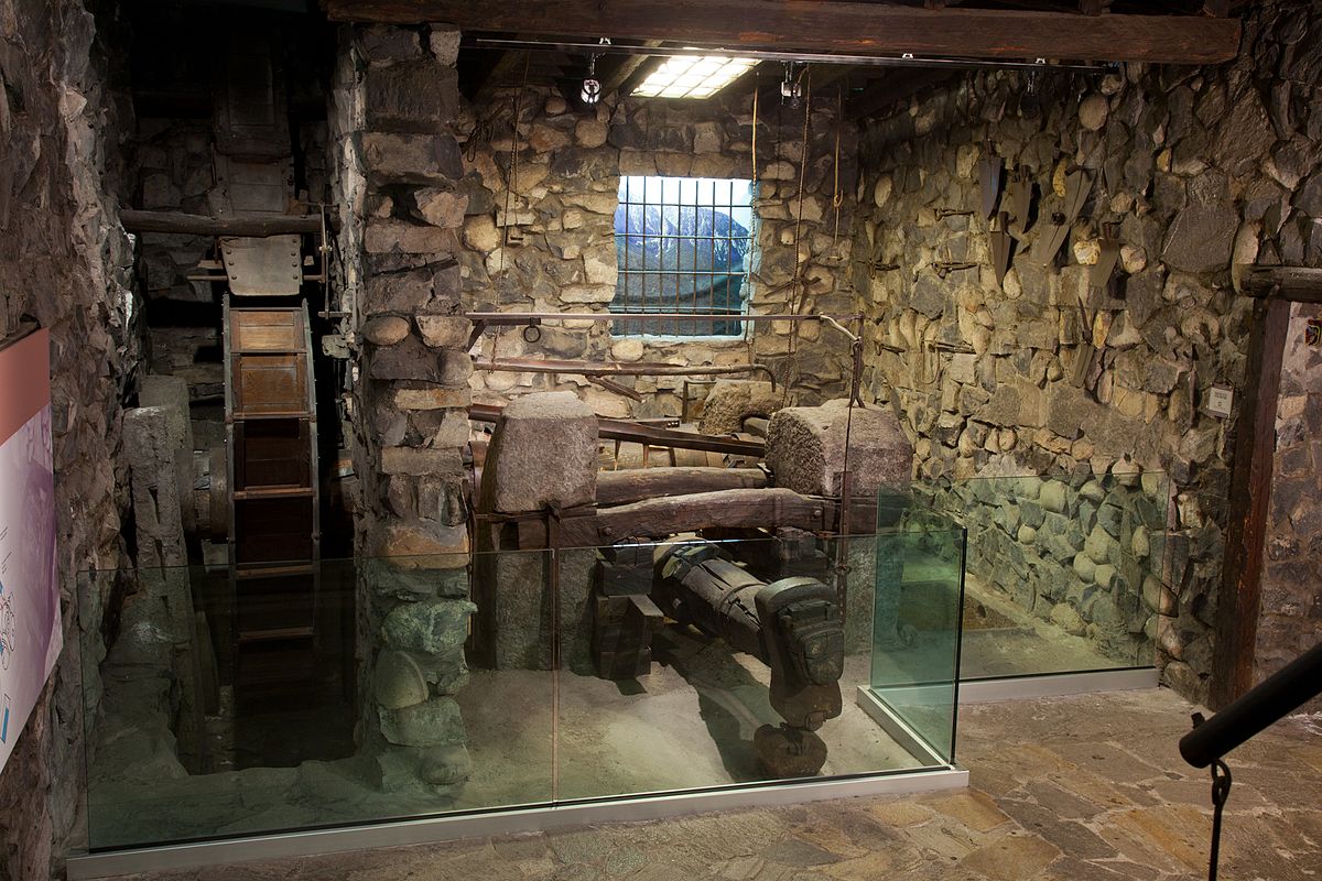 Maglio idraulico Galperti Museo scienza e tecnologia Milano